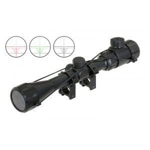 Прицел оптический (реплика) 3-9x40E Rifle Scope - Black [PCS]